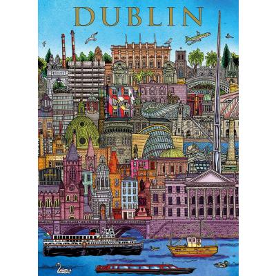 Billede af Byens puls: Dublin, 500 brikker