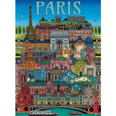 Billede af Byens puls: Paris, 500 brikker