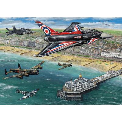 Billede af Emeny: Flyopvisning over Eastbourne, 1000 brikker