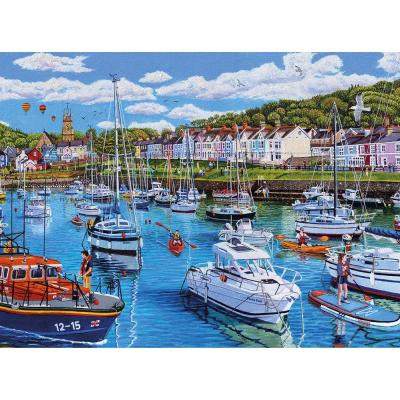 Billede af Turner: Aberaeron, Cardigan Bay, 1000 brikker