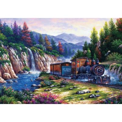 Togturen igennem bjergene, 1000 brikker