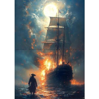 Brændende sejl, 1000 brikker