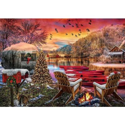 Camping ved juletide, 2000 brikker