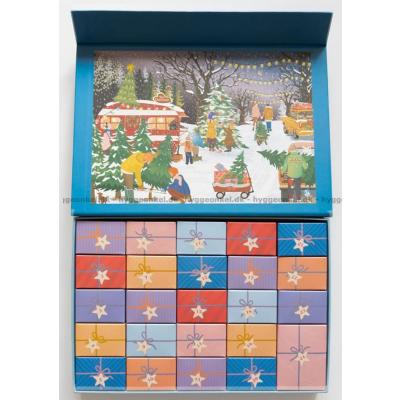 Billede af Julekalender: Jagten på det perfekte juletræ, 24x42 brikker