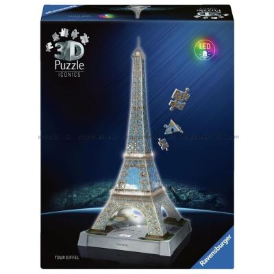 3D: Eiffeltårnet - Nat, 216 brikker