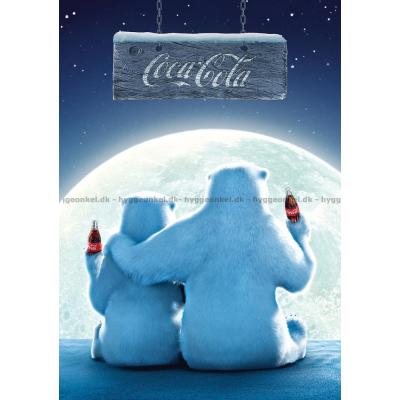Coca Cola: Isbjørne - Lyser i mørke, 1000 brikker