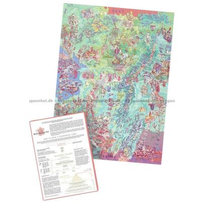 Billede af Vin: Frankrig - Bourgogne, 1000 brikker