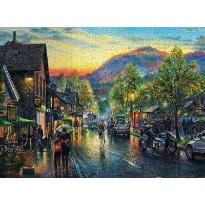Billede af Twyford: Grasmere i regnvejr, 1000 brikker