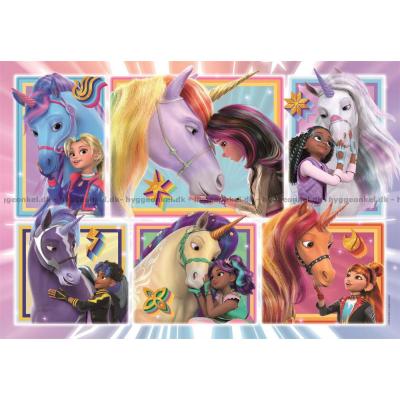 Billede af Unicorn Academy: Magiske venner, 104 brikker