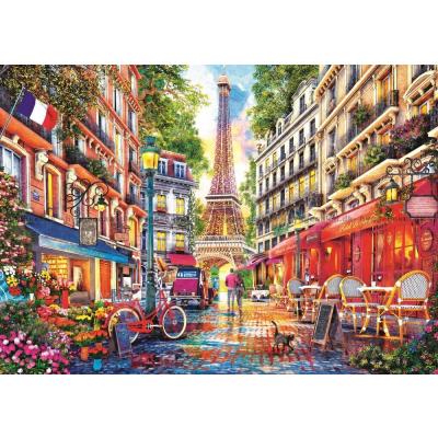 Billede af Davison: Byer i Europa - Paris og Amsterdam, 2x500 brikker