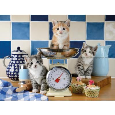 Billede af Kattene i køkkenet, 1500 brikker