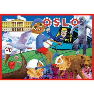 Billede af Oslo på kryds og tværs, 1000 brikker