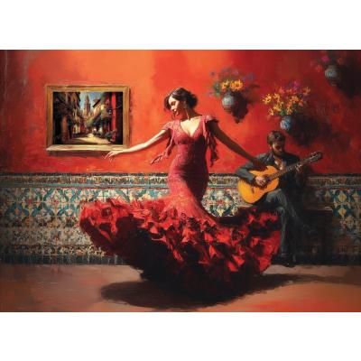 Billede af Flamencoens passion,, 1000 brikker