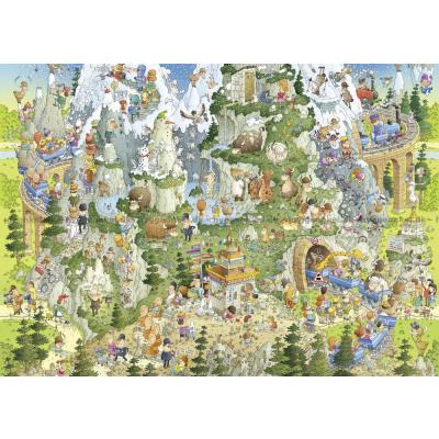 Billede af Degano: Funky Zoo - Himalaya, 1000 brikker
