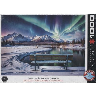 Nordlys over Yukon, Canada, 1000 brikker