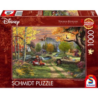 Disney: Kinkade - Mads og Mikkel, 1000 brikker