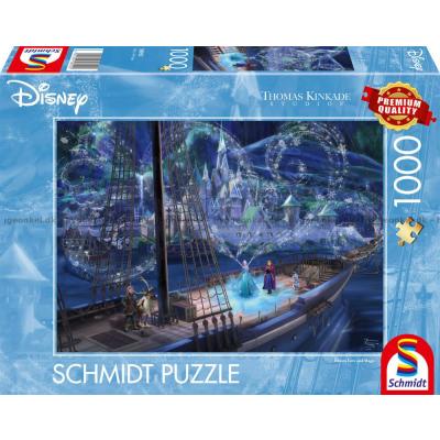 Disney: Kinkade - Frost - Magisk, 1000 brikker