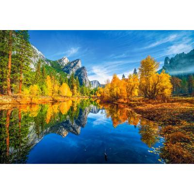 Billede af USA: The Three Brothers, Yosemite National Park, 1000 brikker