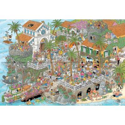 Billede af Feriekaos ved Middelhavet, 2000 brikker