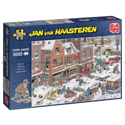 Gang i gaden - vinter, 3000 brikker