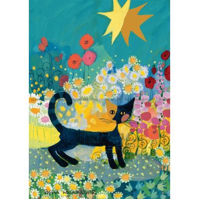 Billede af Wachtmeister: Katten i blomsterhavet, 1000 brikker