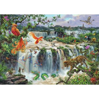 Billede af Brasilien: Iguazu-vandfaldene, 1000 brikker