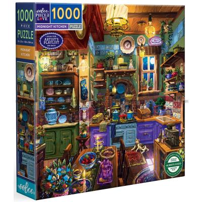 Køkkenet ved nattetide, 1000 brikker