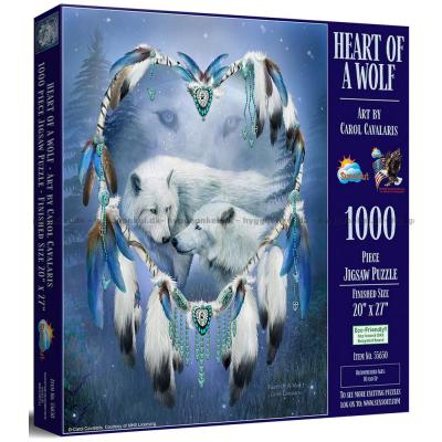 Ulvehjertet i natten, 1000 brikker