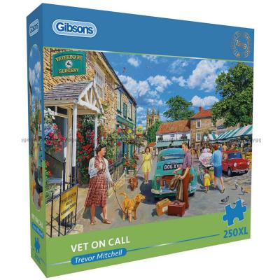 T. Mitchell: Besøg hos dyrlægen, 250 brikker