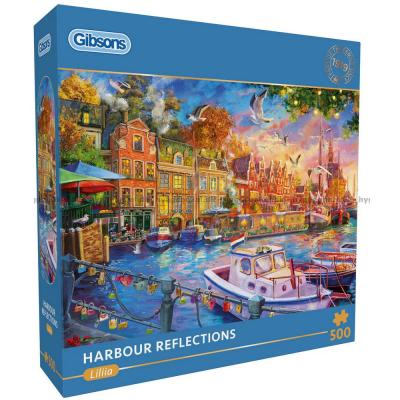 Aftenlys ved kanalen, 500 brikker