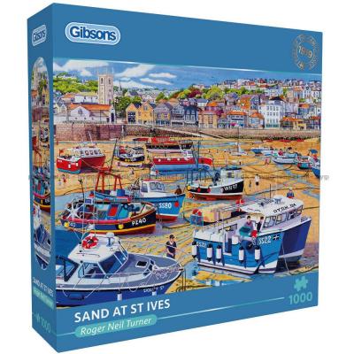 Turner: Fiskerbådene på stranden, 1000 brikker