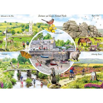 Billede af Macneil: Dartmoor & Exmoor, 1000 brikker