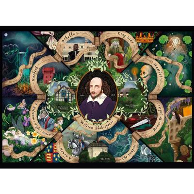 Billede af Shakespeare, 1000 brikker