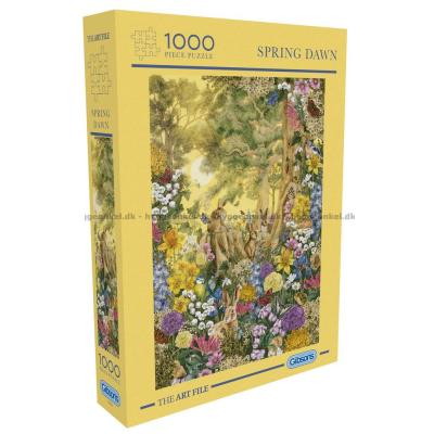 Naturen kalder: Forårsmorgen i skoven, 1000 brikker