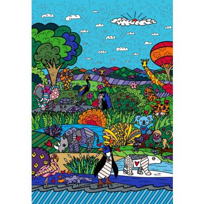 Billede af Britto: Vilde venner, 1000 brikker