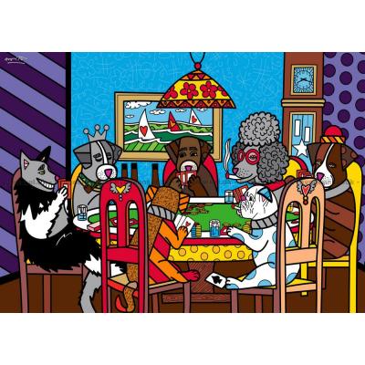 Billede af Britto: Hundene ved pokerbordet, 500 brikker