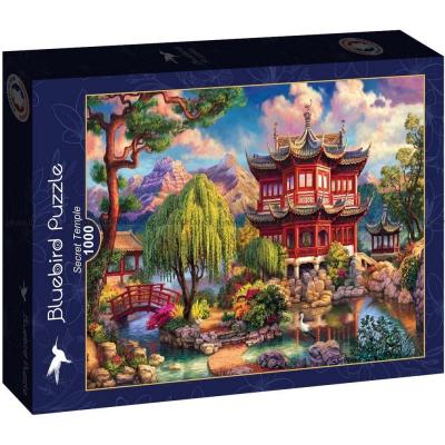 Den fredfyldte have ved templet, 1000 brikker