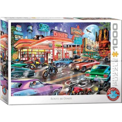 Route 66: Motercykler og måneskin, 1000 brikker
