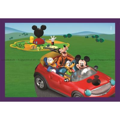 Billede af Disney: Mickey Mouse Klubhus, 4 i 1, 12 brikker