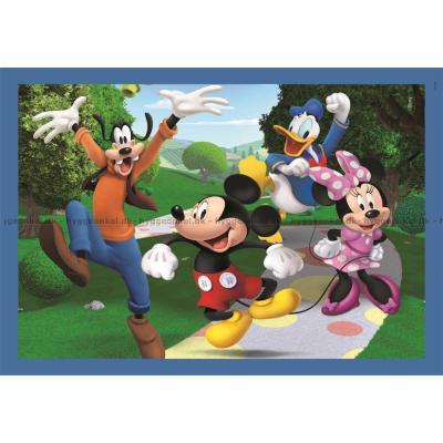Billede af Disney: Mickey Mouse Klubhus, 4 i 1, 12 brikker