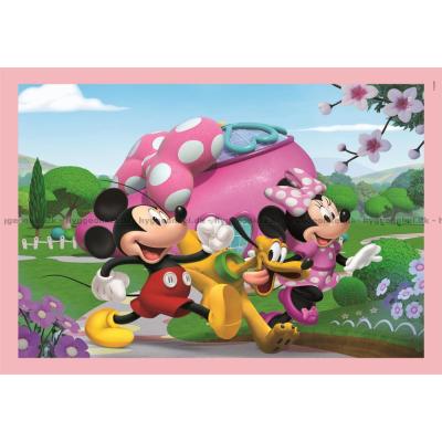 Billede af Disney: Mickey Mouse Klubhus, 4 i 1, 12 brikker