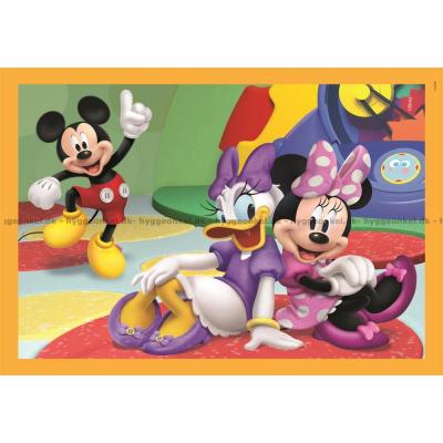Billede af Disney: Mickey Mouse Klubhus, 4 i 1, 12 brikker