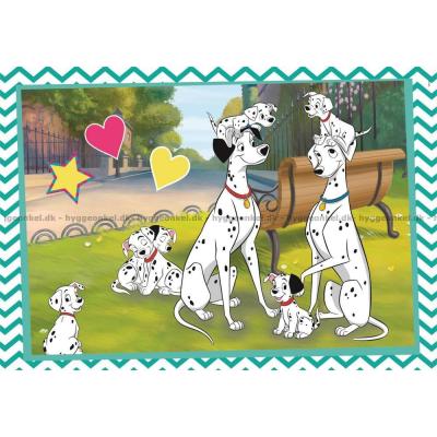Billede af Disney: Klassikere, 2x60 brikker