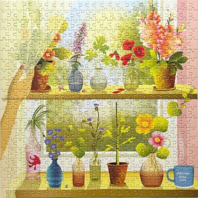 Billede af Vindueskarmens blomsterliv, 500 brikker