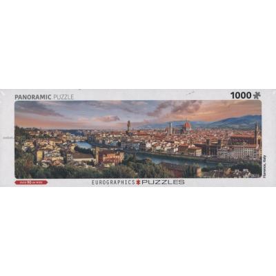 Sol over Firenze - Panorama, 1000 brikker
