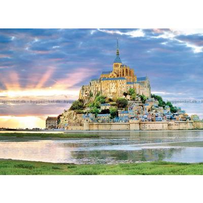 Billede af Frankrig: Mont Saint-Michel, 1000 brikker