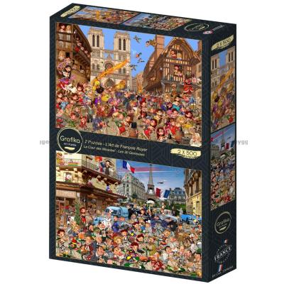 Ruyer: Paris, 2x500 brikker