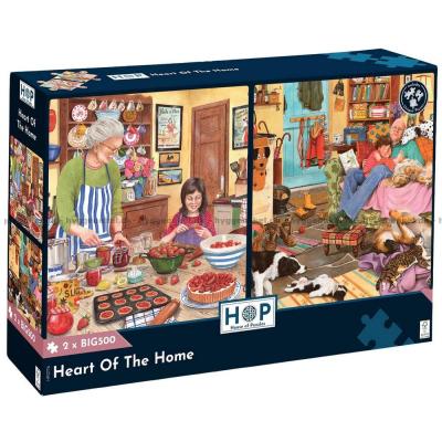 Kager og kæledyr, 2x500 brikker