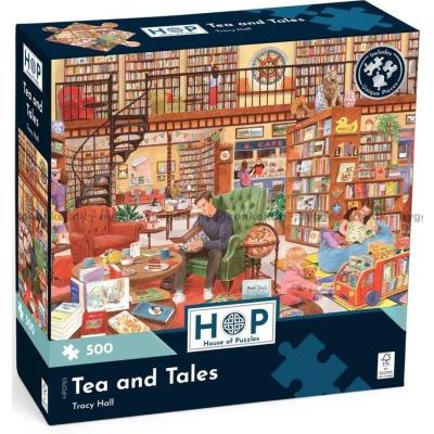 Hall: Bibliotekets hyggelige hjørne, 500 brikker