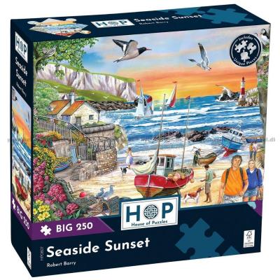 Barry: Solnedgang ved kysten, 250 brikker